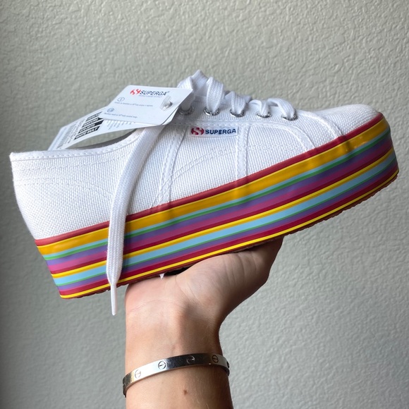 Superga Shoes - 🌈 SUPERGA RAINBOW PLATFORMS 🌈